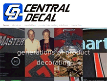 Tablet Screenshot of centraldecal.com